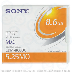 광디스크 Sony MO(5.25&quot;) 8.6GB(2048byte) R/W EDM-8600C