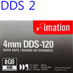 백업테이프 imation DDS2 DDS120 4mm 120M 4/8GB